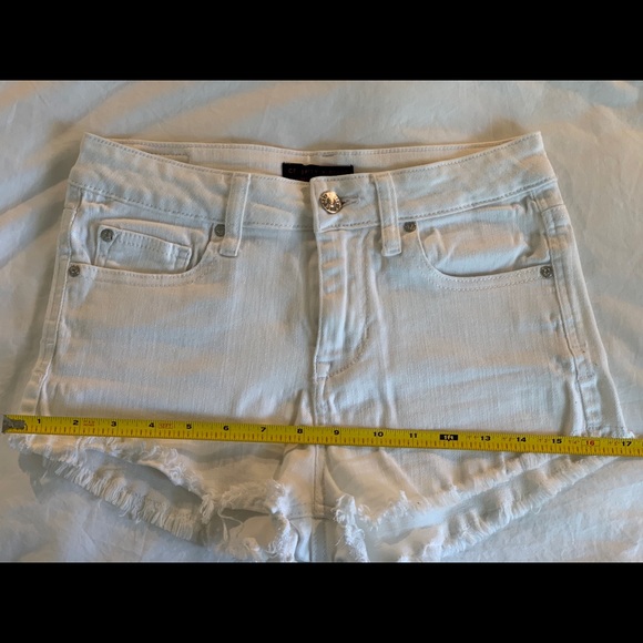 White Denim Shorts - Picture 4 of 5